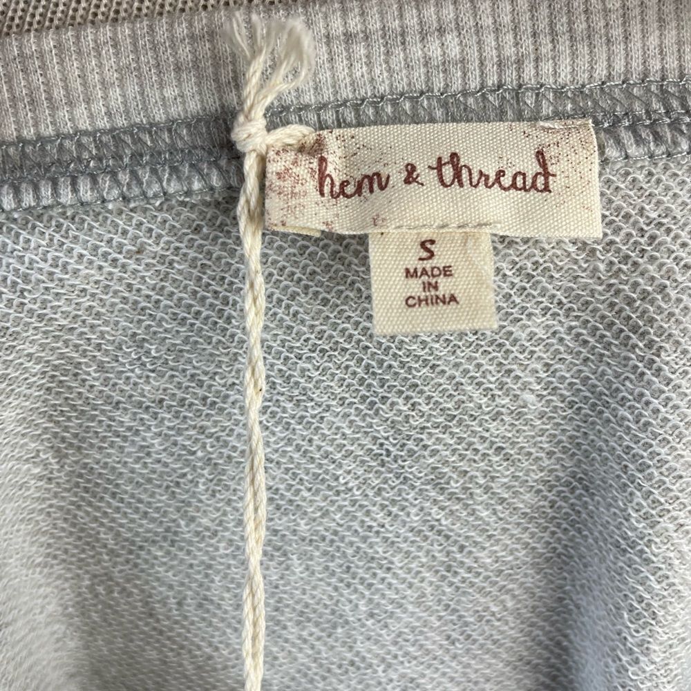 NWT Hem & Thread Sweatshirt Size S - Picture 5 of 7